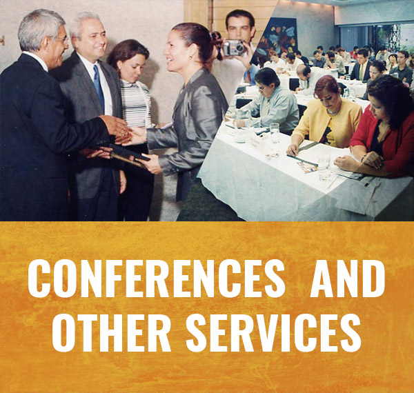 Service of conferences about global trade